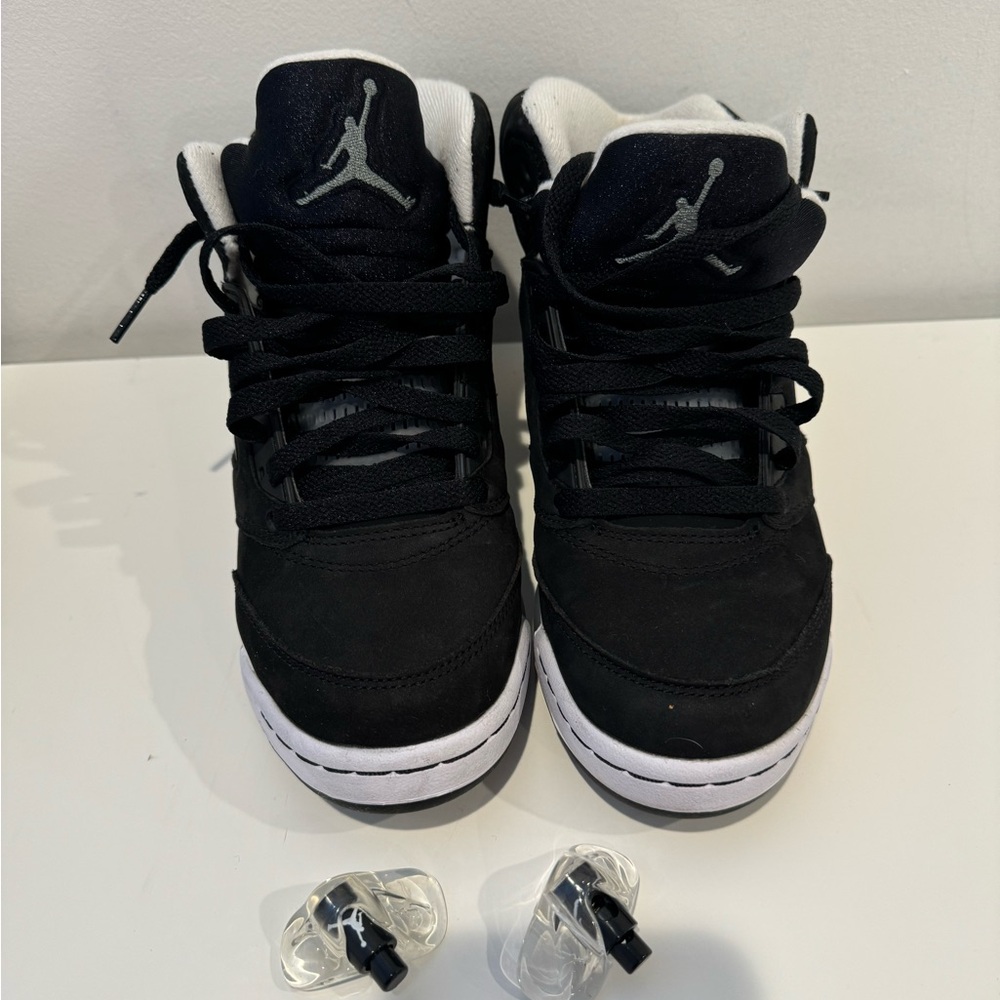 Air Jordan Retro 5 GS Oreo 5Y Moonlight Black/White nike boys - Picture 7 of 7
